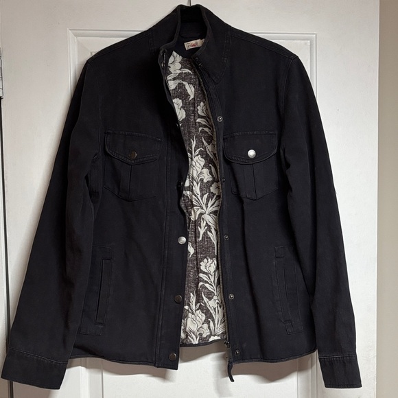 Faherty Jackets & Blazers - Faherty 100% Cotton Navy Chore Coat, S